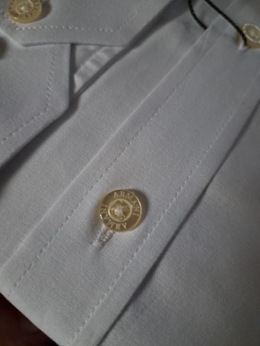 Koszula męska biała Armani rozmiar XL