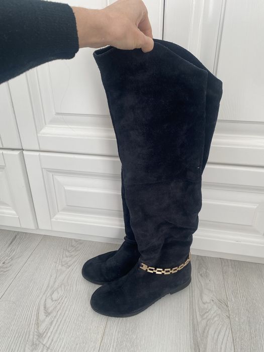 Ботфорти зимові замшеві stefano