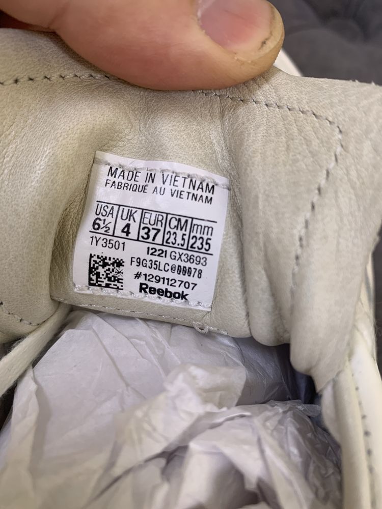 Кеды Reebok оригинал р.36,37
