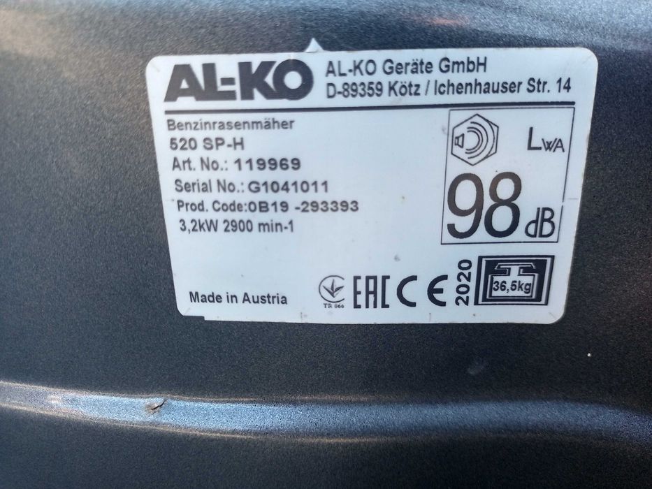 Kosiarka Al-Ko Premium 520 SP-H