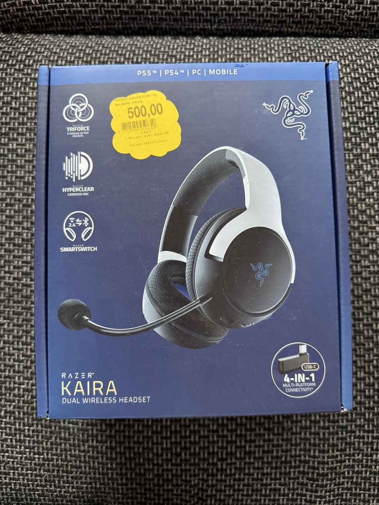 Sluchawki bezprzewodowe Razer Kaira dual wireless headset