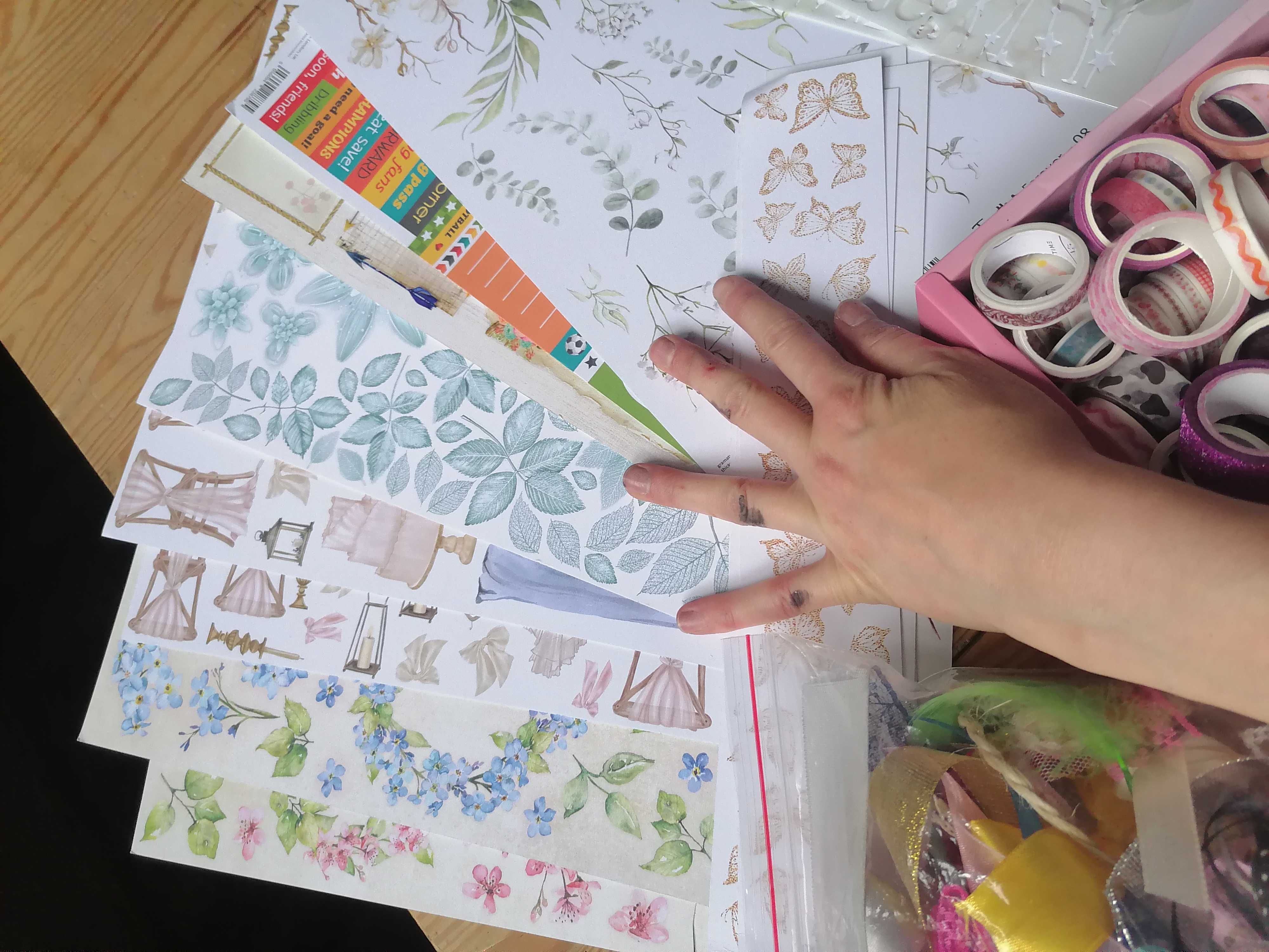 Zestaw przydasiów scrapbooking