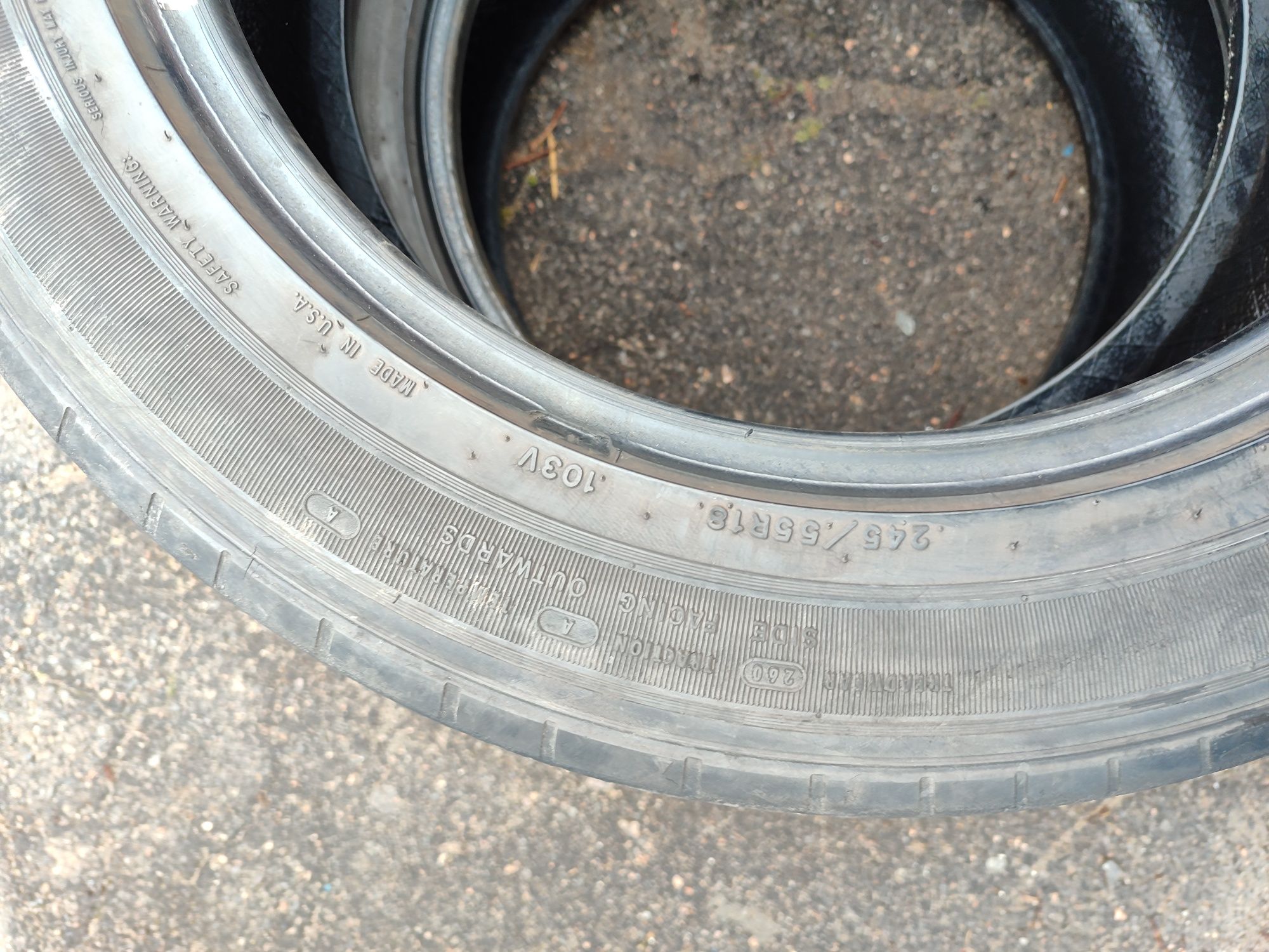 Гума Goodyear 245/55/18, 17 рік, 5,2 протектор