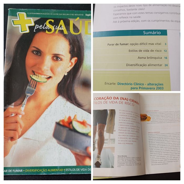 Revistas " Pela sua saúde"