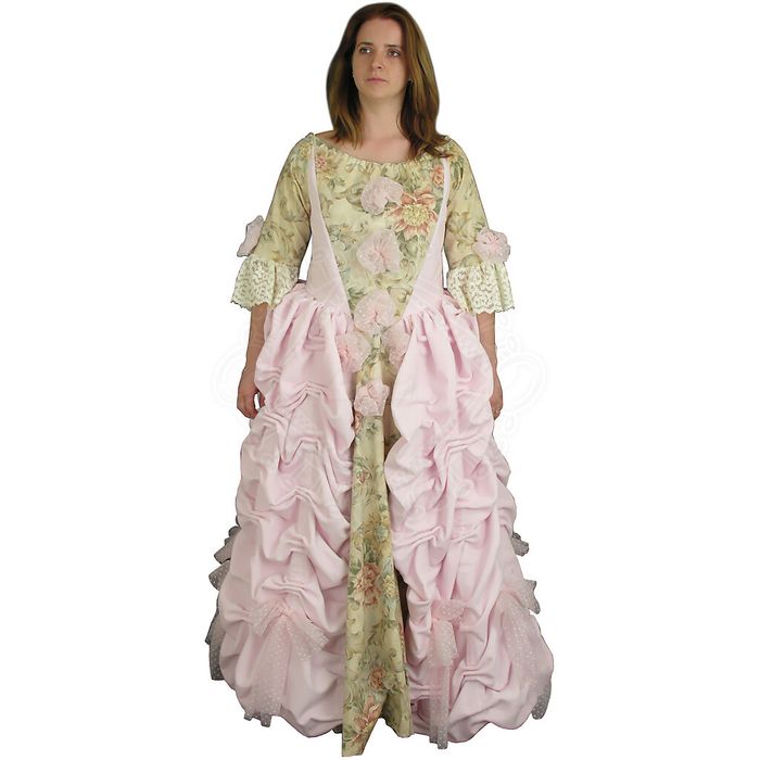 Suknia w stylu rokoko