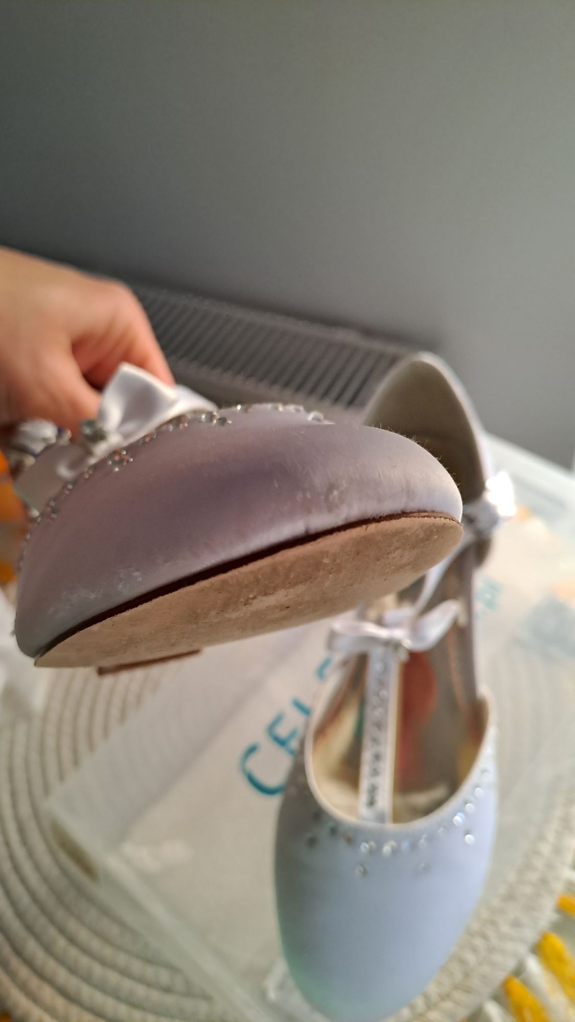 Buty pantofelki do komunii