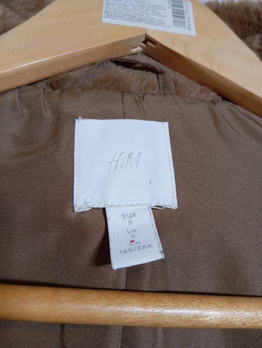 Кожушок зі штучного хутра колір кава з молоком. 46-48