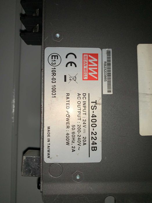 Інвертор Mean Well TS400 24-230V