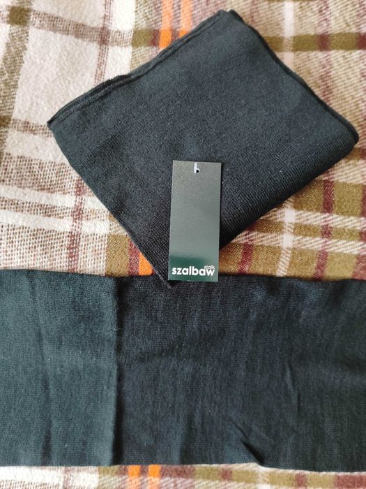 Szalik czarny Szalbaw, 2szt.