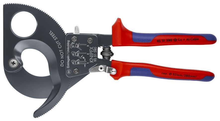 Nożyce Do Kabli 280Mm, Mechanizm Zapadkowy