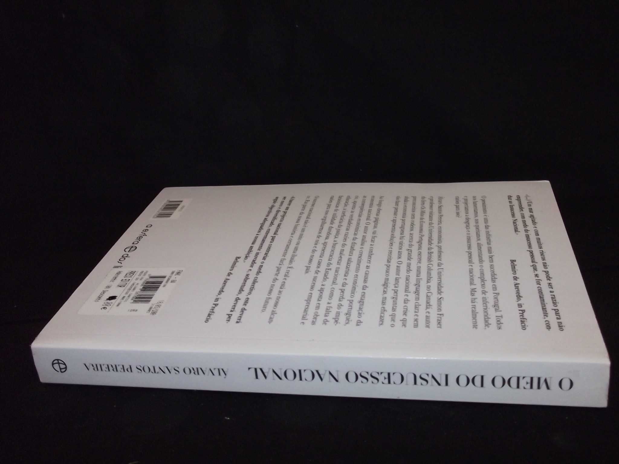 Livro Medo do Insucesso Nacional Álvaro Santos Pereira