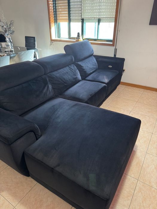 Sofa chaise longue com 2 lugares eletricos