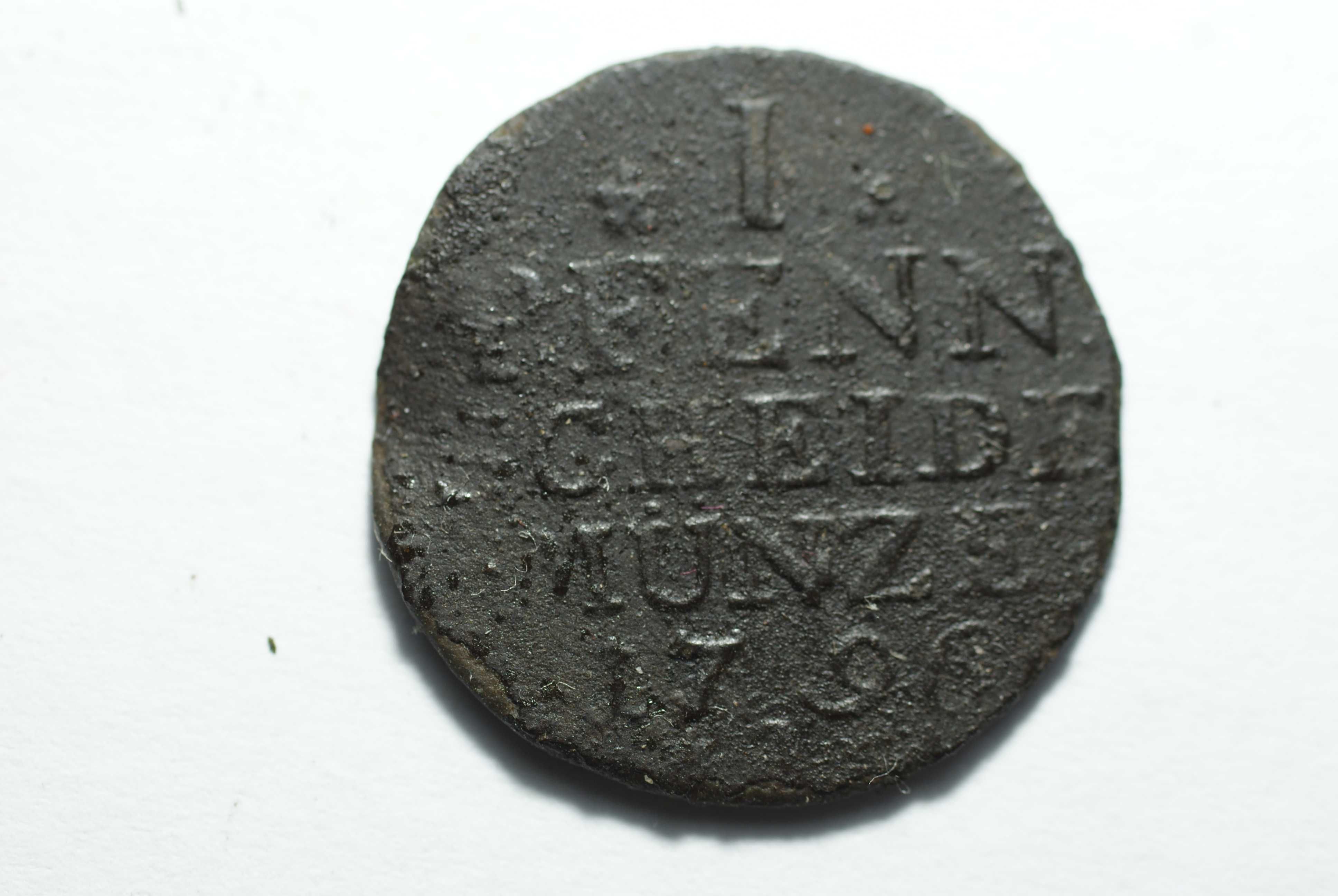 1 pfenn Scheide munze 1796