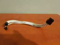SilverStone PCIe 8-pin PCIe 8-pin 0.25m, Czarno-biały (SSTPP07PCIW)