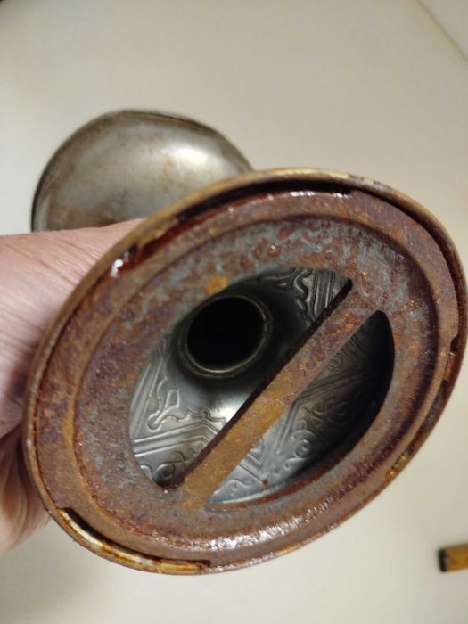 Lampa naftowa LAMPAGYAR Budapest HUNGARY antyk