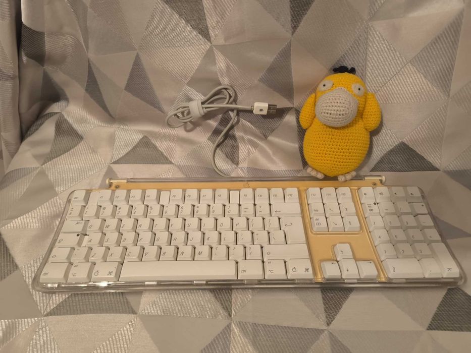 Vintage Klawiatura Apple USB Pro Keyboard, biala