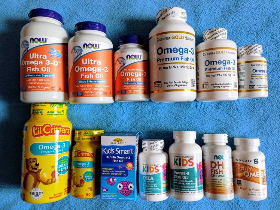 Розпродаж Айхерб мінус 29% омега-3 преміум (CGN, 240 капс.) 140 бадів