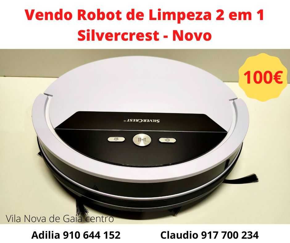 Vendo Robot de Limpeza 2 em 1 Silvercrest - Novo com garantia