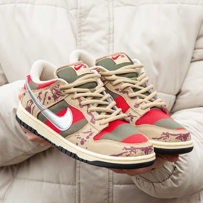Чоловічі Кросівки Nike SB Dunk Low Freddy Krueger 41-45 Без Предоплати