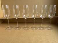 Conjunto 6 copos / taças / flutes de champanhe