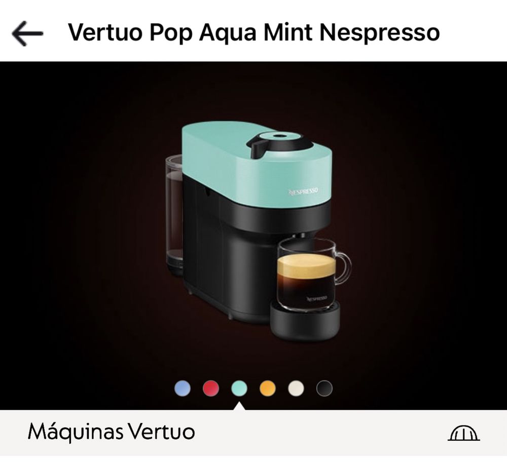 Máquina de café Nespresso Vertuo Pop