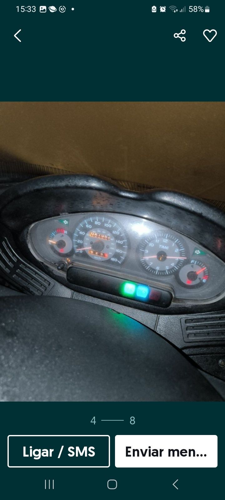 PIAGGIO X8 250CC  2007 PRETA