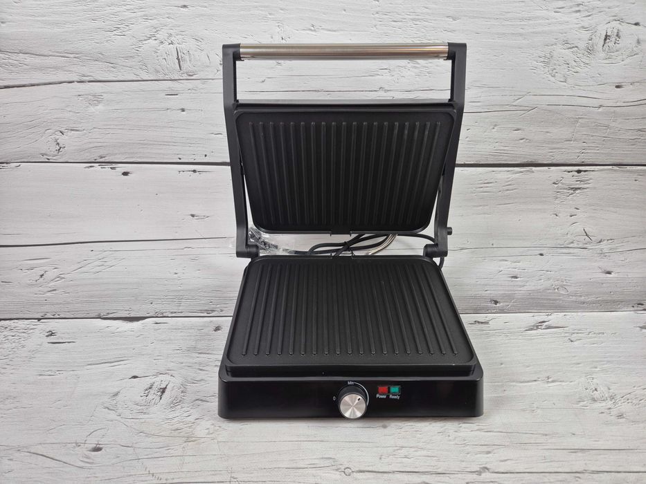 Promocja! Nowy grill elektryczny kontaktowy 2200 W rozkładany duży