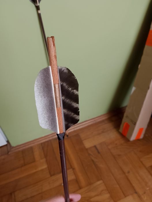 Drewniane Strzały do łuku ręcznie robione malowane