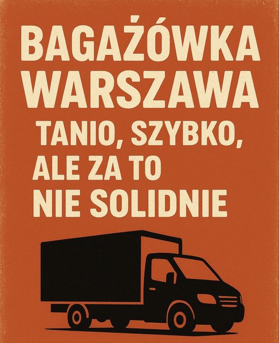 Uslugi Transportowe SZYBKO I TANIO Pezeprowadzki Bagażówka
