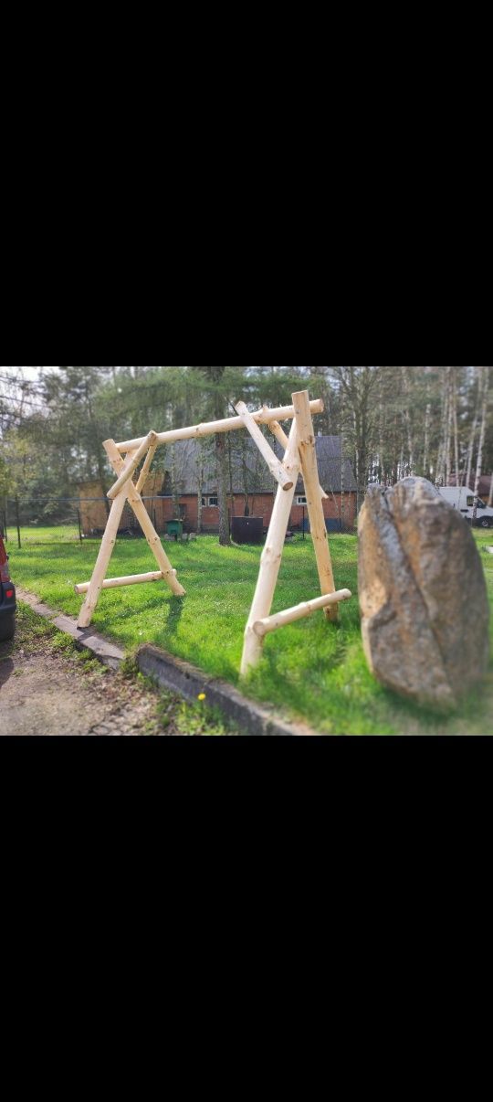 Huśtawka, stelaż, konstrukcja, pod bocianie