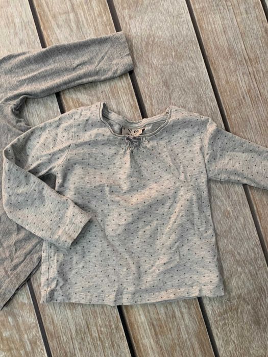 Bluzeczki długi rękaw 80-86