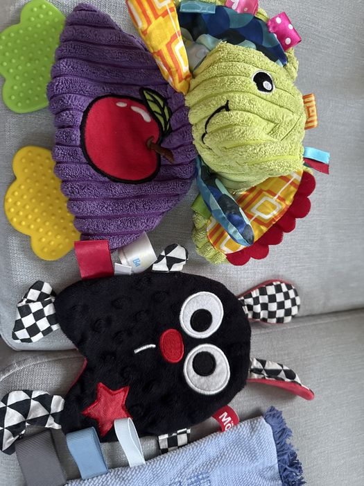 DUMEL baby zabawka szeleszczacy slonik + kontraskowa zabawka mom’s