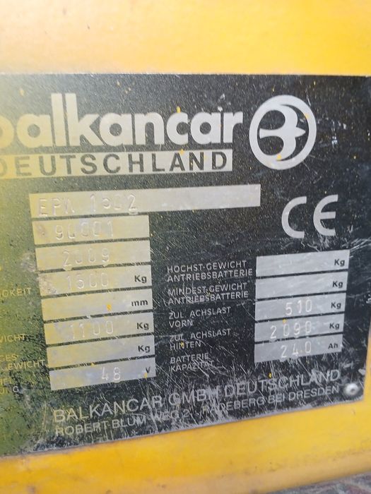 Wózek transportowy elektryczny 48V