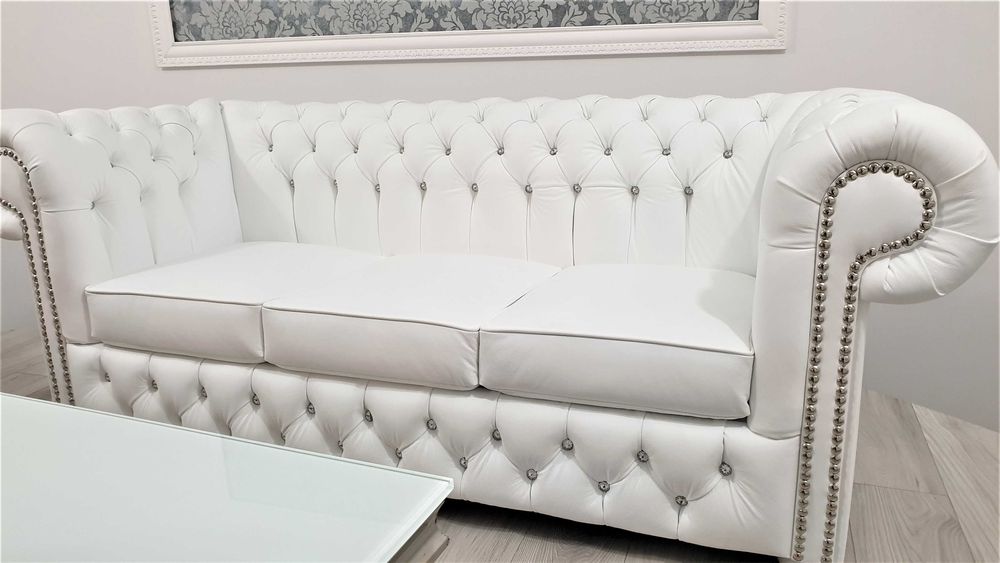 Zestaw Chesterfield Classic DUO 3+2+1 Skóra / GLAMOUR / Producent