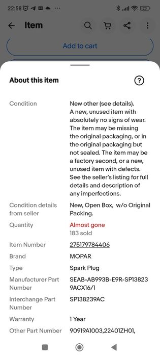 Свічки запалювання ірідієві