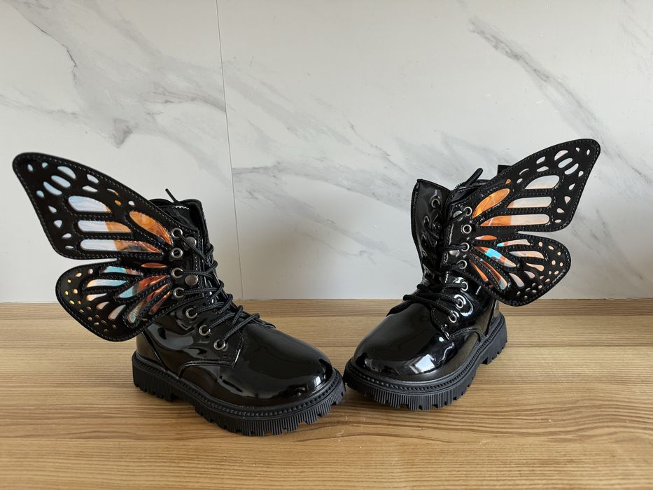 Взуття для дівчинки бабочки, весна осінь обувь для девочки крила