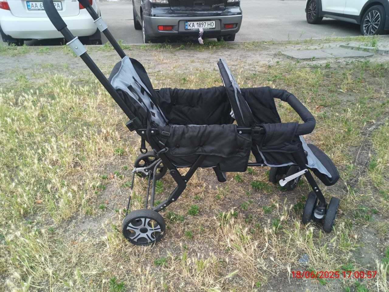 Коляска для двійні/погодок Teamy Twin Confort Bebe