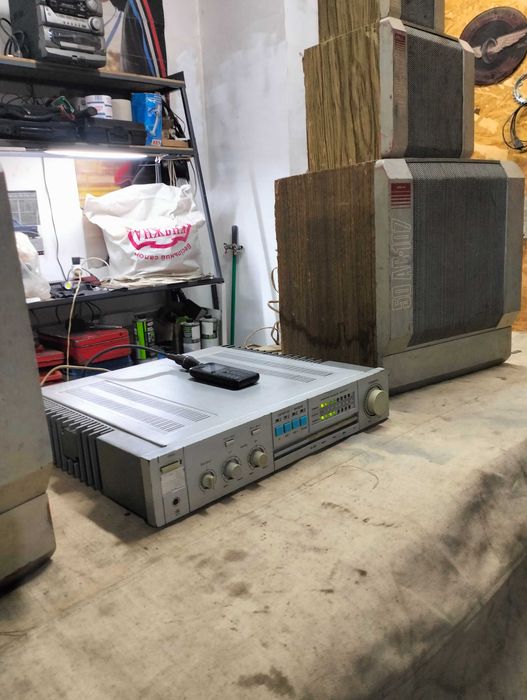 Аудіо підсилювач аудиоусилитель  Амфитон 75У-202С + акустика 50АС-107