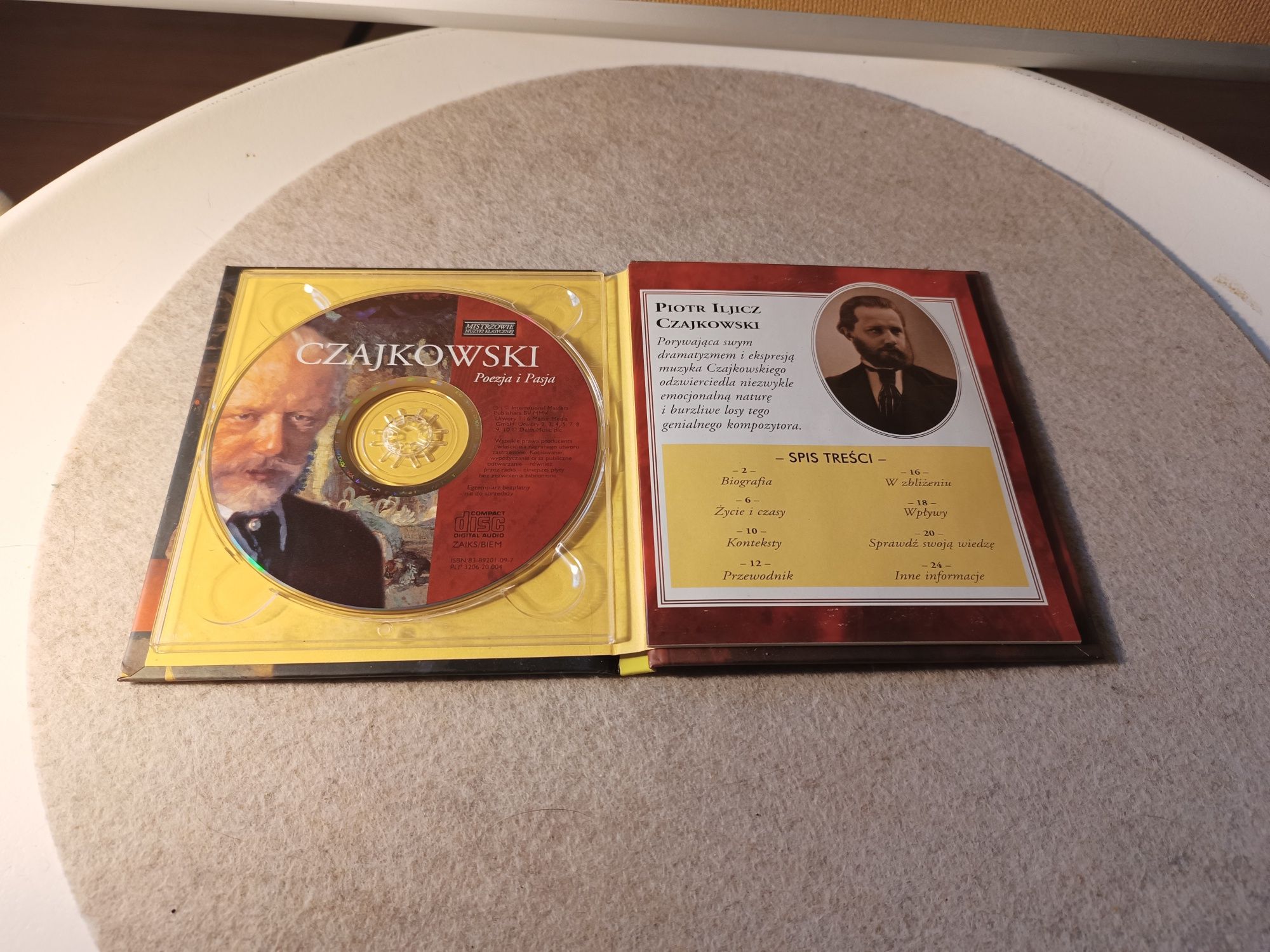 Płyta CD+książeczka Czajkowski poezja i pasja