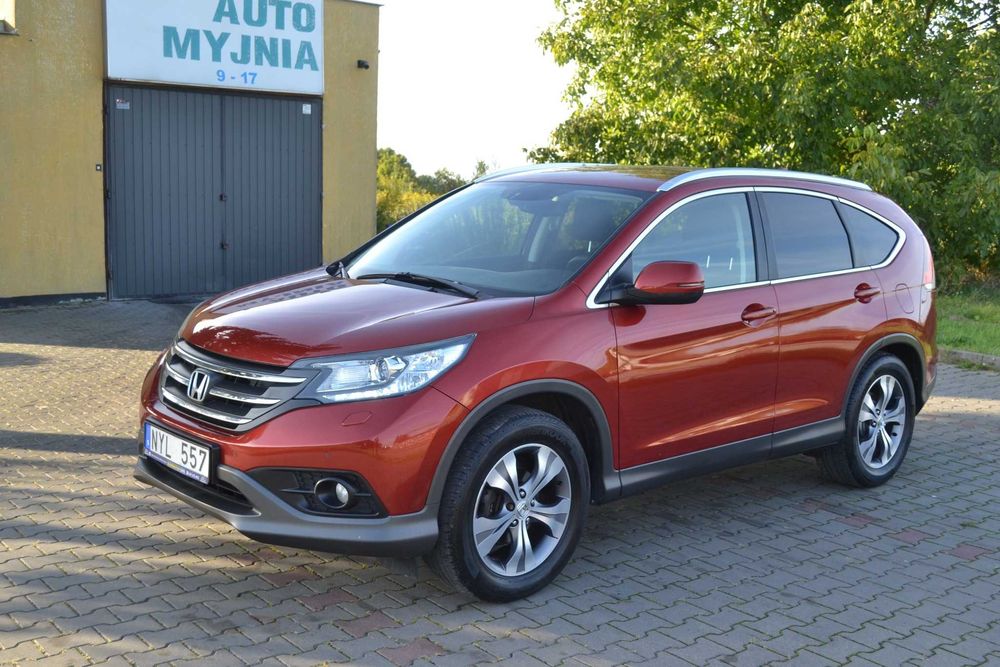 Honda CR-V 2.0 benz 4x4 rok 2013 tylko 165 tys km. skóra alkantara hak