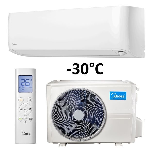 Кондиціонер MIDEA OASIS PLUS з тепловим насосом до -30С!