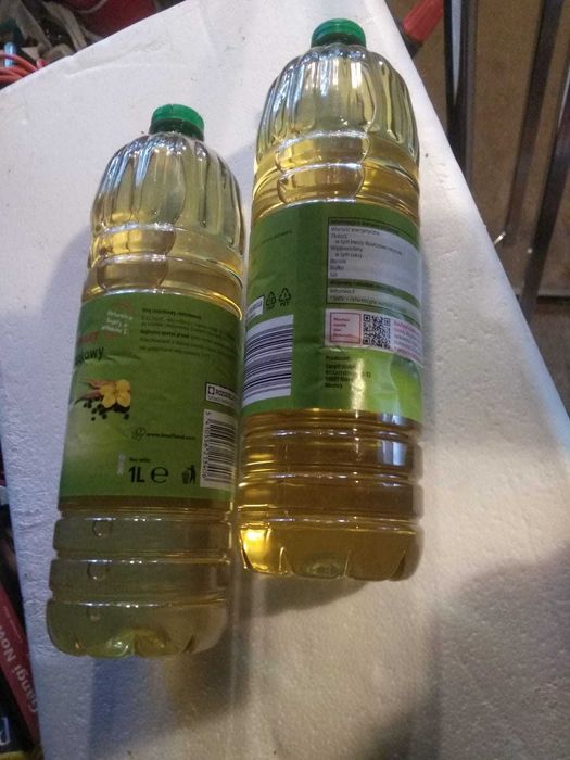 Olej rzepakowy rafinowany 1L długa data - dostawa dowóz