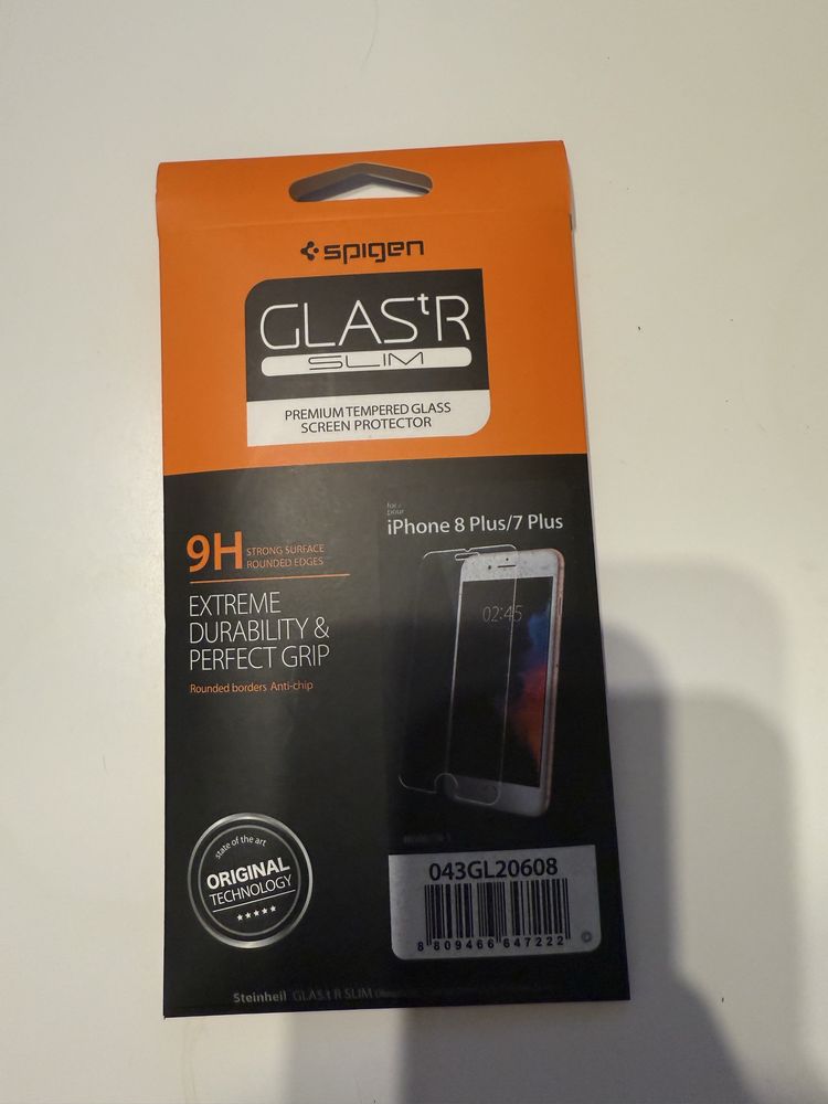Spigen iphone 8plus - premium tempered glass screen protector