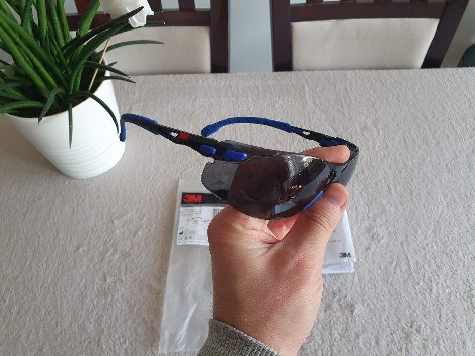 Okulary Ochronne Przyciemniane 3M Solus1000 Okulary Robocze!