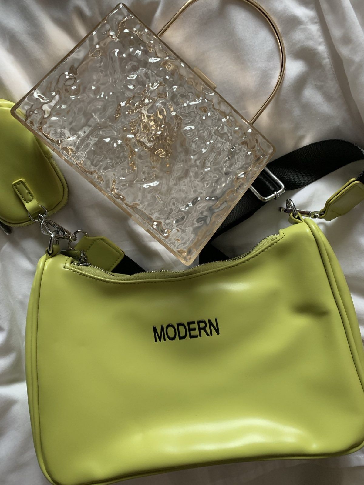 Сумочка Modern Off-white, Скляна Сумочка Glass Bag
