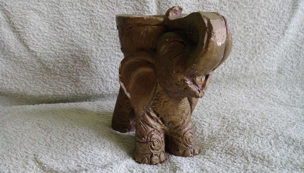 Figurka Słonia złota