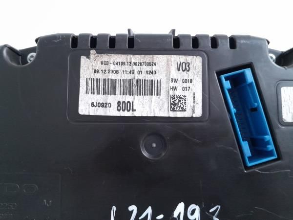 Quadrante / painel de instrumentos SEAT Ibiza IV (6J5, 6P1)