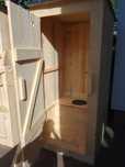 Toaleta drewniana wc szalet  wychodek kibel drewniany