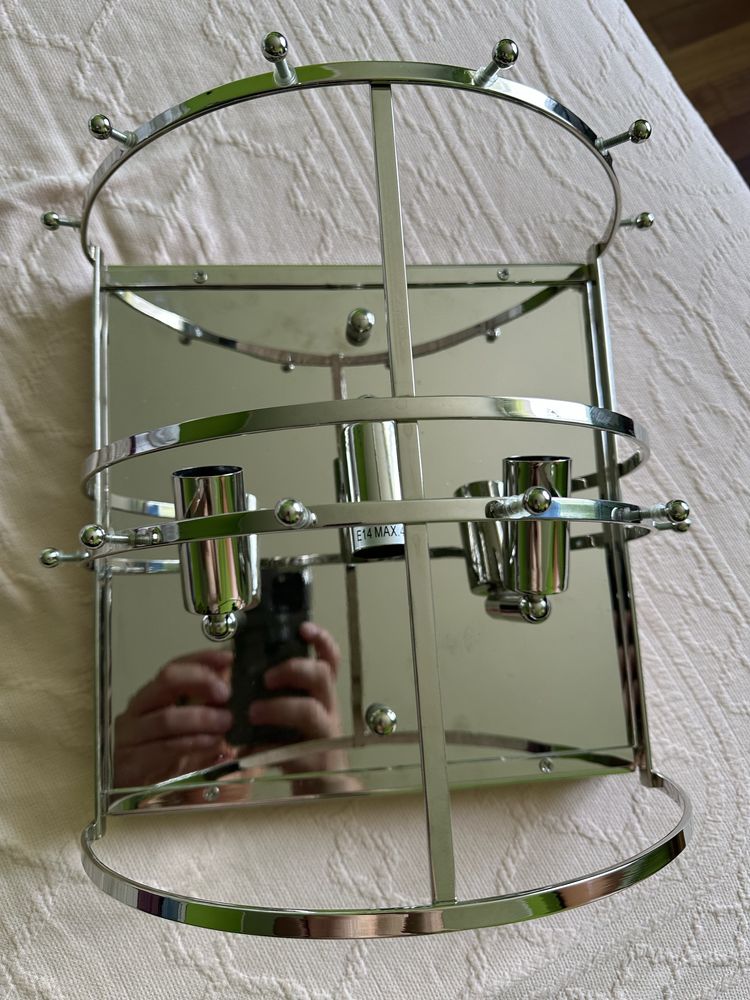 Eichholtz Kinkiet Nowy Lampa ścienna AMAZONE szkło kryształowe