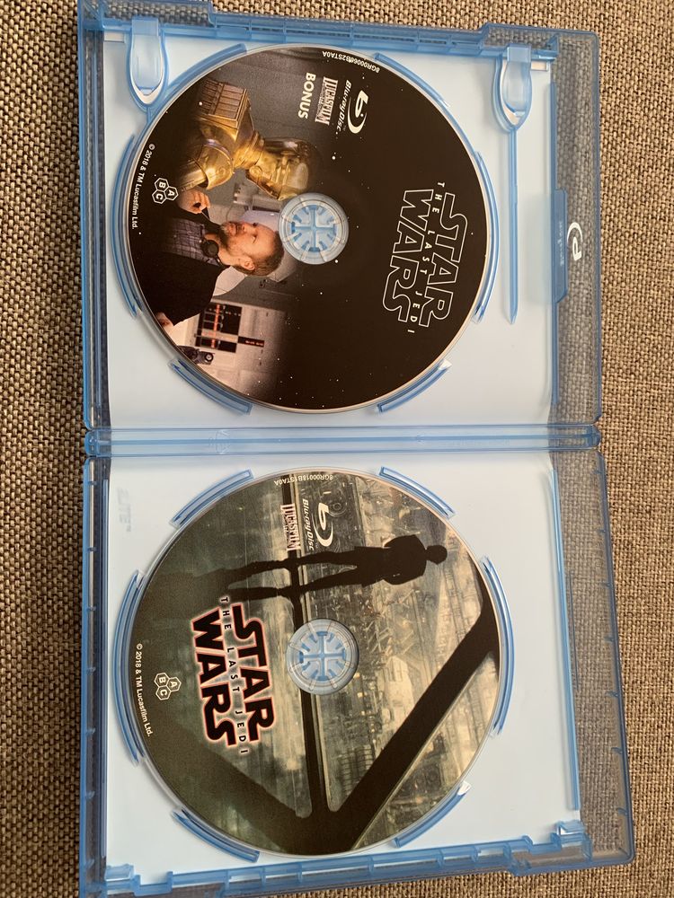 Gwiezdne Wojny STAR WARS Ostatni Jedi 2 płyty Blu-rey PL